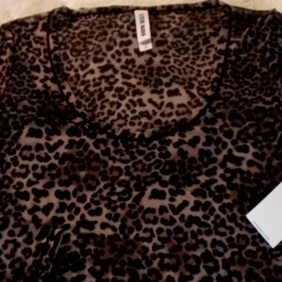 STEVE MADDEN BODYSUIT WOMENS MEDIUM SHEER - Picture 3 of 11